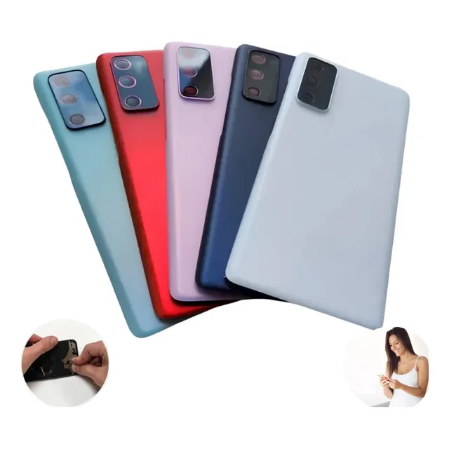 Tampa Traseira Fundo Para Galaxy S20 Fe Com Lente Completa