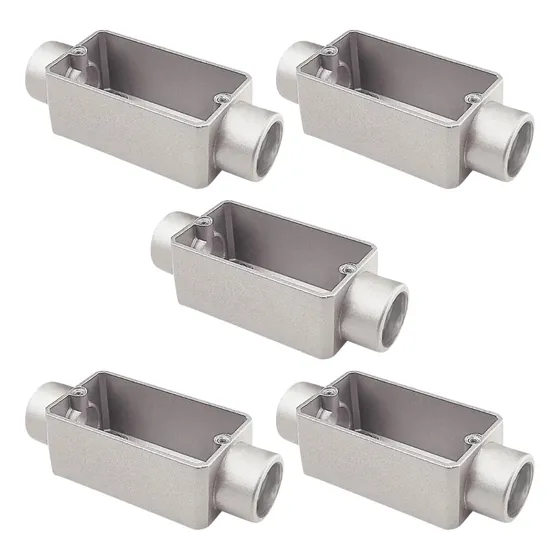 5 Conduletes Aluminio Tipo C 3/4 Fixo S/rosca S/tampa