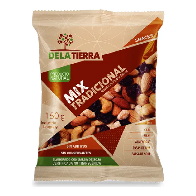 Mix Frutos Secos Tradicional De La Tierra 150 Grs
