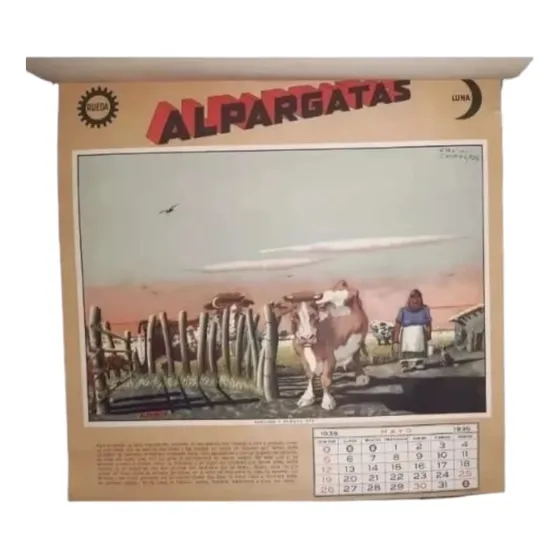 Almanaque Alpargatas Molina Campos Mayo 1935