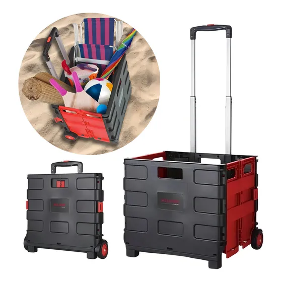 Carrito de compras portátil multiusos plegable Milano