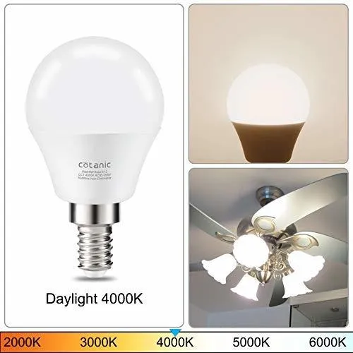 Bombilla Led Lampara Equivalente Luz Dia Blanca Decorativa D
