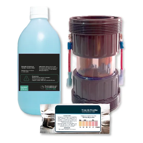 Pack Repuesto Ap120 + Botella Iones + 10 Tiras De Cobre