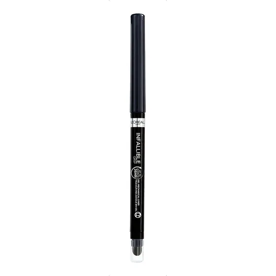 Delineador Automatico Grip Gel L'oréal Paris Color Negro Efecto Mate