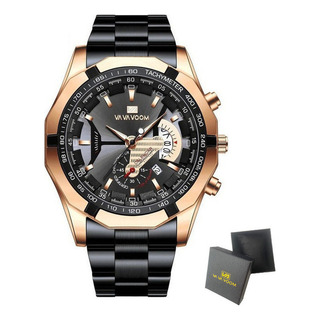 Reloj Clásico De Cuarzo Inoxidable Con Calendario Reloj Clásico De Cuarzo Inoxidable Con Calendario
