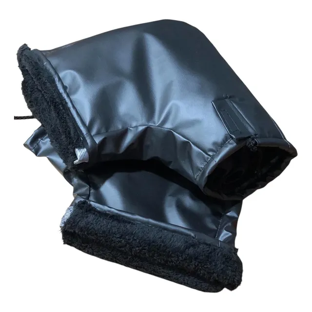 Manopla Cubre Puños Mangas Con Corderito Impermeable Moto 
