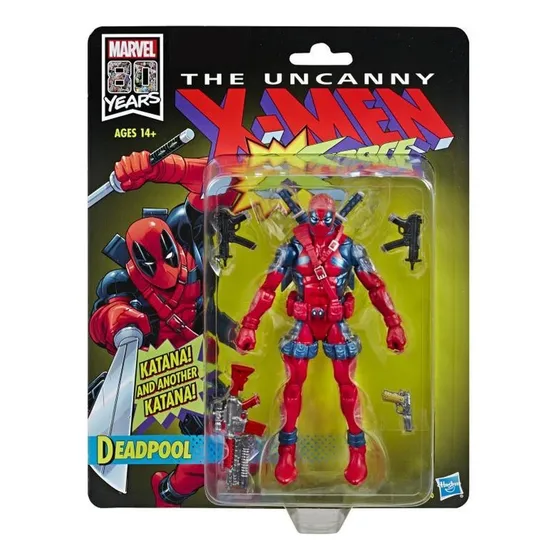 Figura Deadpool X-men Marvel Legends 80 Years