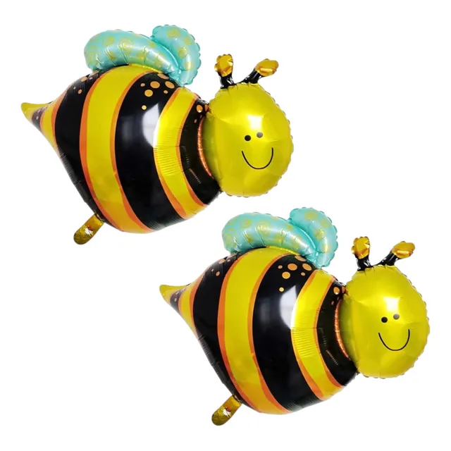 2 Globos En Forma De Abejas - Grandes  60*50cm 