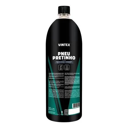 Brilha Pneus Pretinho Vintex Líquido Preto 1,5L Não Inflamável