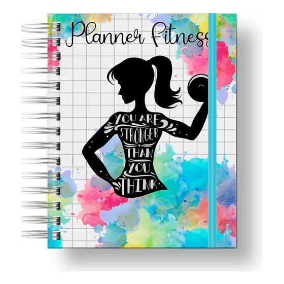 Planner/agenda Fitness P/emagrecimento E Controle Peso