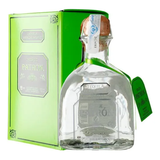 Tequila El Patrón Silver Mex 1 Litro 1000ml