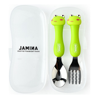 Set De Utensilios De Viaje: Cuchara Portátil Y Funda Para Ni Set De Utensilios De Viaje: Cuchara Portátil Y Funda Para Ni