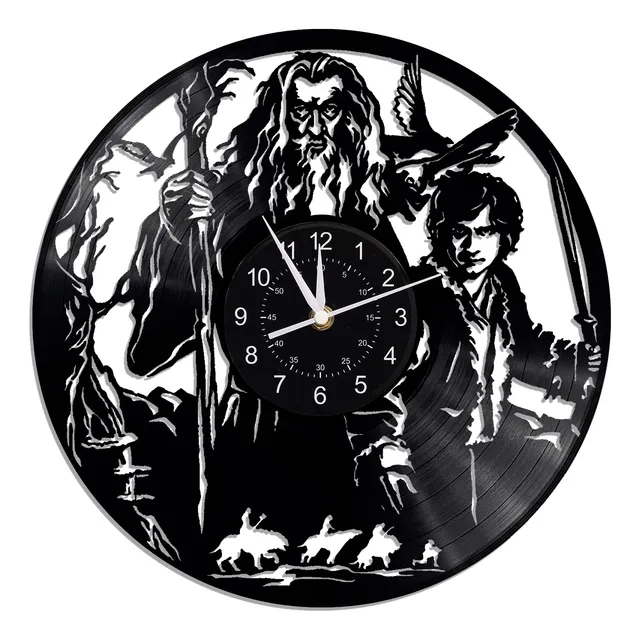 Reloj Pared Disco Vinilo Anillo Magico 12  Estilo Vintage 4