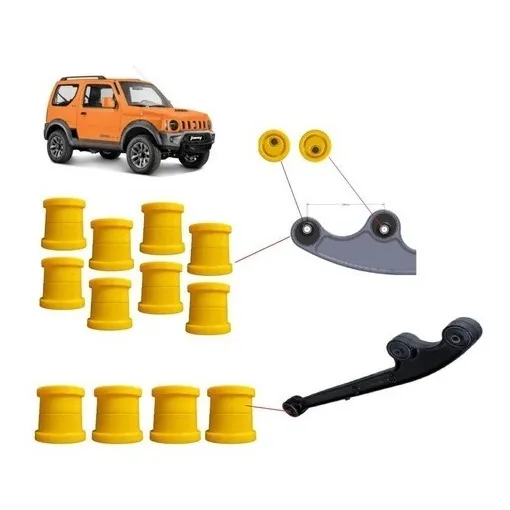 Kit 12 Bucha Tensor Suspensão Jimny Correção Caster Lift 