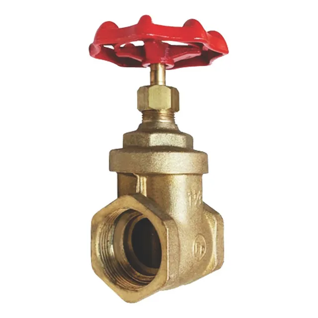 Válvula Esclusa Valforte Paso Total 3/4 Pulgada Bronce Latyn