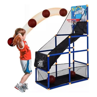 Juego Basquet Kermese C/ Pelota Inflador Y Contador Tiempo Juego Basquet Kermese C/ Pelota Inflador Y Contador Tiempo