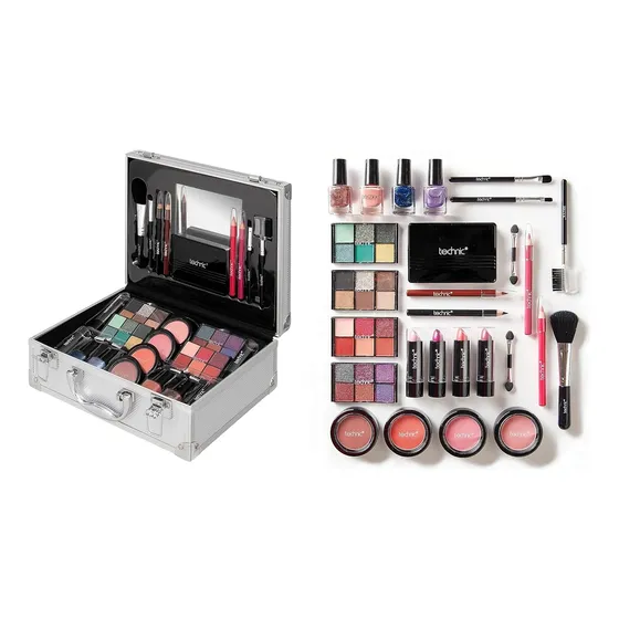 Kit Completo De Maquillaje De 28 Piezas En Un Estuche De Tre
