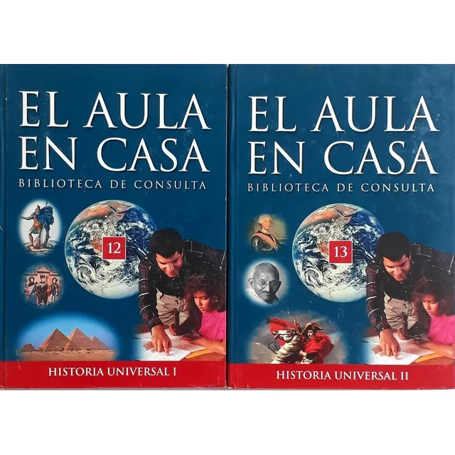 Libros El Aula En Casa No. 12 Y 13 Historia Universal 1 Y 2
