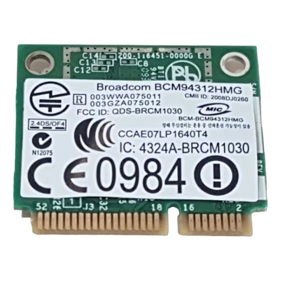 Bcm94312hmg Placa Wifi Para Notebook Dell Latitude E6400