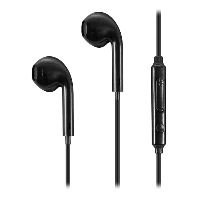 Audífonos Alámbricos Manos Libres D40 3.5mm Negro, Philco Color Negro