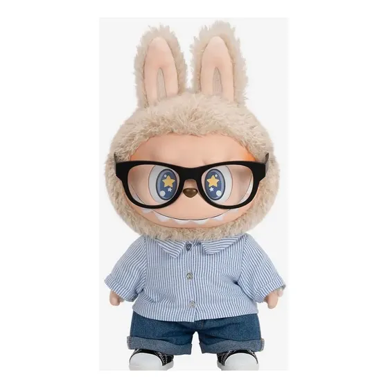 Peluche Labubu Original De Pop Mart Con Qr De Autenticacion Crema