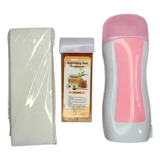 Kit Calentador Cera Roll On Portatil