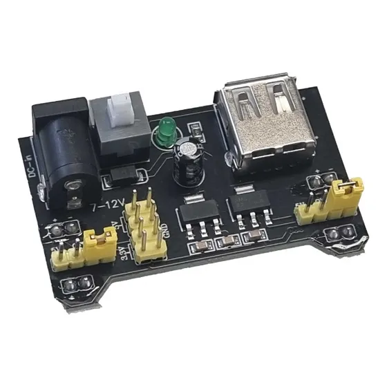 Fuente Breadboard Protoboard 5v 3.3v Mb102 Para Arduino