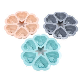 Juego De 3 Moldes Antiadherentes De Silicona Con Forma De Co Juego De 3 Moldes Antiadherentes De Silicona Con Forma De Co