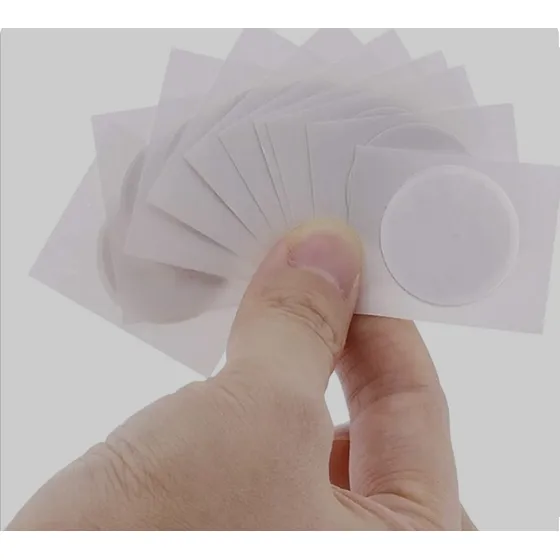 10 Unid. Etiquetas  Nfc 213 Ntag 144 Bytes - Blancas De 25mm