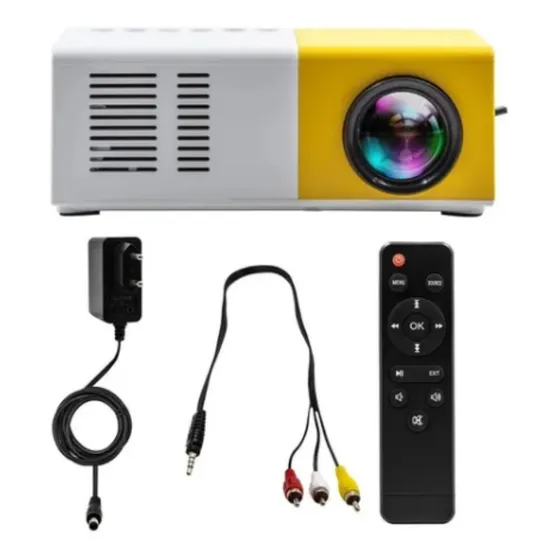 Mini Projetor Full Hd Led 600 Lumens Portátil Usb Sd Hdmi
