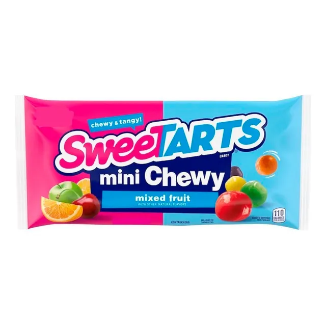 Caramelo Sabores Frutales Sweetarts Mini Chewy 51g