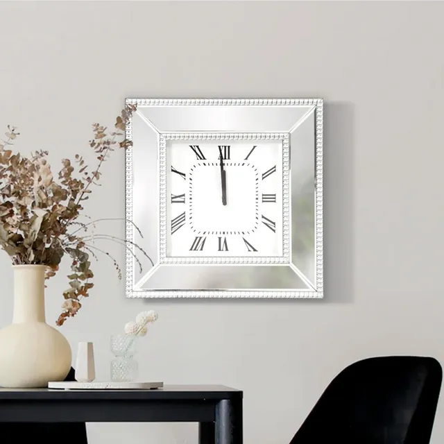 Howard Elliott 99172 Reloj Pared Espejo Borde Cristal Cuenta
