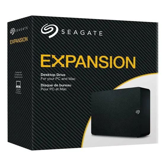 Hd Externo 20tb Seagate Expansion 3.5 Usb 3.0 Stkp20000400 Seagate Cor Preto