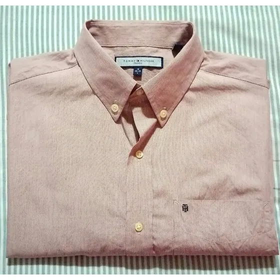 Camisa Tommy Hilfiger, Talla L Manga Larga.