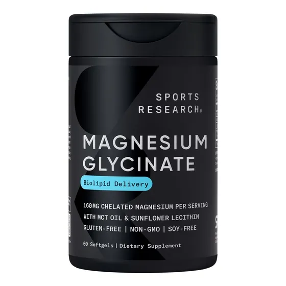 Suplemento Glicinato De Magnesio 160 Mg 60 Capsulas