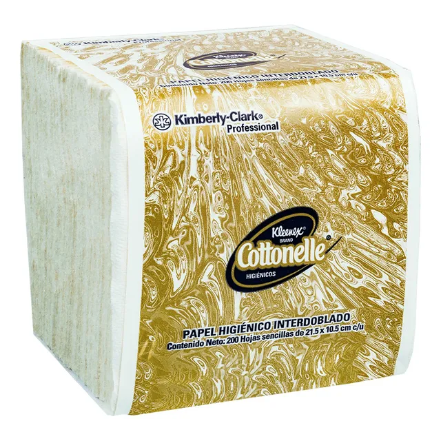 Higiénico Interdoblado Cottonelle 30 Pzas Con 200 Hjs