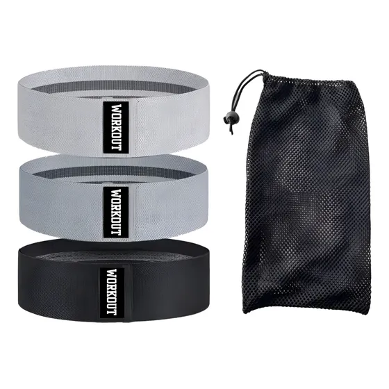Set X3 Bandas Elásticas Gimnasia Piernas Glúteos Resistente