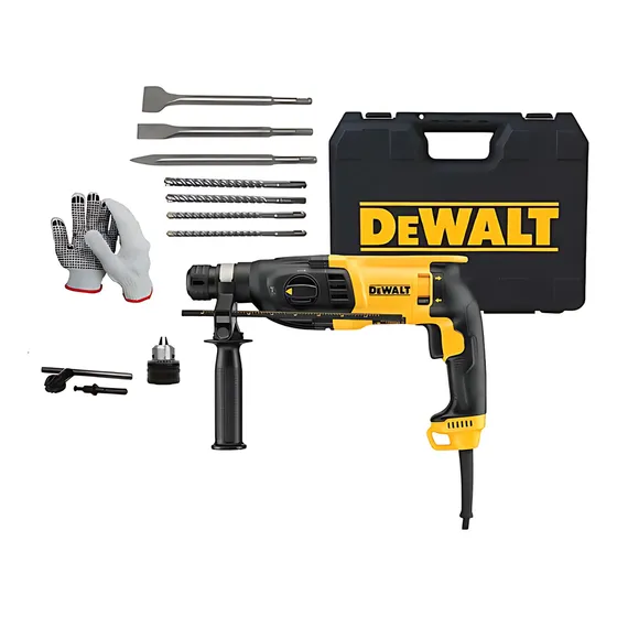 Martelete Rompedor Dewalt D25133k 800w +  Kit Acessórios