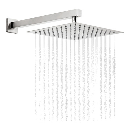 Ducha Fria Aquecedor Solar Gás Quadrada Chuveiro Slim 20x20 Cm Inox Braço 40cm Área Interna E Externa Piscina Jardim Quintal Dazie Metais Ducha Fria Aquecedor Solar Gás Quadrada Chuveiro Slim 20x20 Cm Inox Braço 40cm Área Interna E Externa Piscina Jardim Quintal Dazie Metais