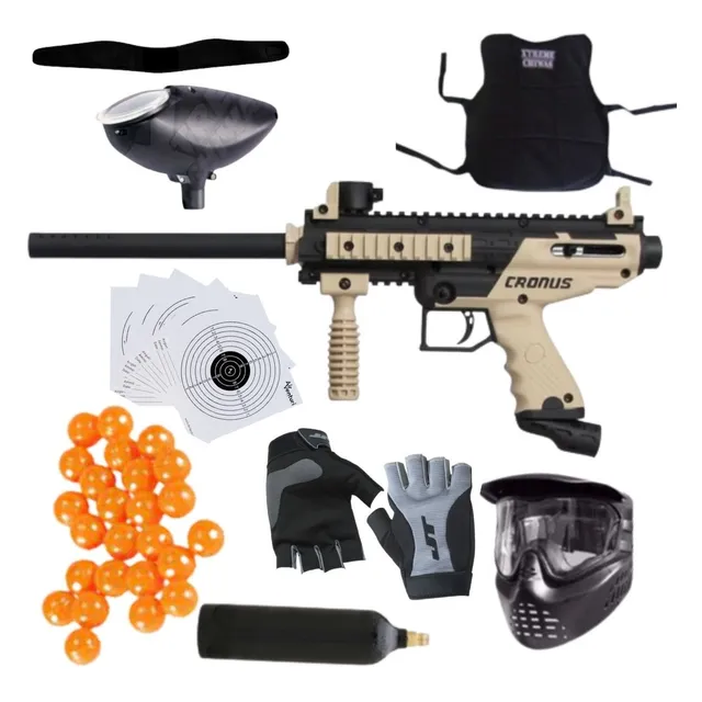 Paquete Marcadora Tippmann Cronus Basic Gotcha Xtr P