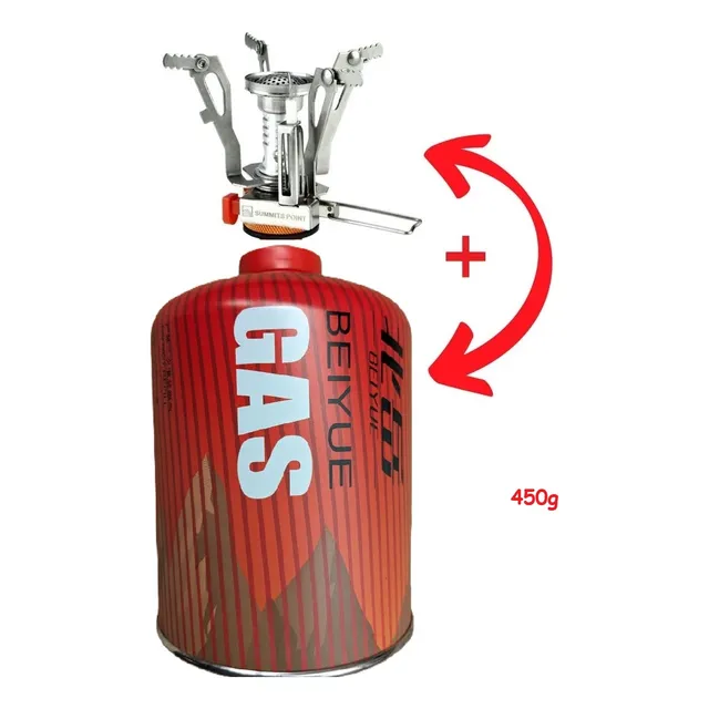 Cocina Cocinilla Estufa Camping A Gaz Recargable 450g En417