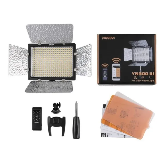 Lampara Led Yn300 Iii Yongnuo Color de la estructura Negro Color de la luz Blanco frío