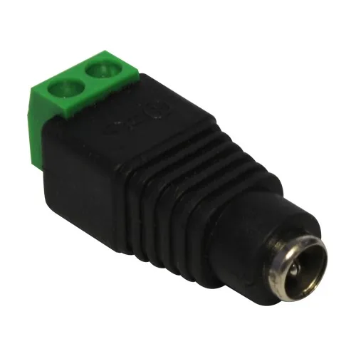 Paq 100 Conector 2.1/5.5mm Hembra A Tornillo Terminal Xcase