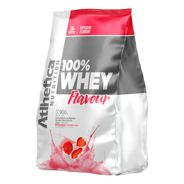 Suplemento En Pó Atlhetica Nutrition Proteínas Sabor Morango X 900g Suplemento En Pó Atlhetica Nutrition Proteínas Sabor Morango X 900g