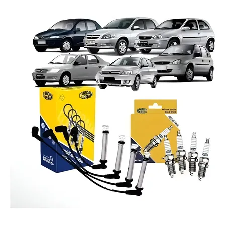 Kit Cabo E Vela Gm Corsa Celta Prisma 1.0 1.4 2001 A 2012 Preto