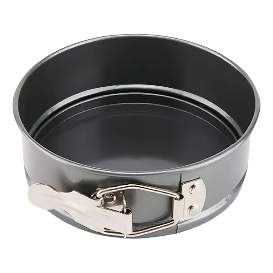 Molde Para Tortas Desmotable Gancho 13cm Color Gris -redondo