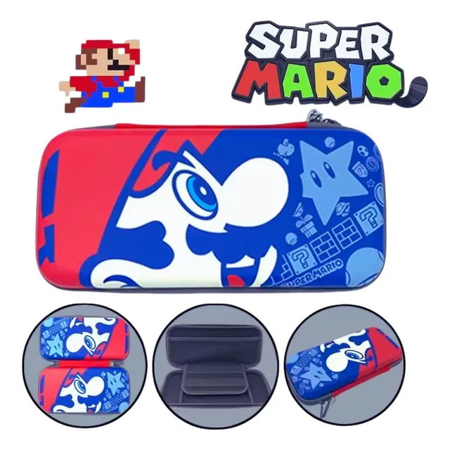 Case Tapa Dura Para Nintendo Switch Oled Super Mario