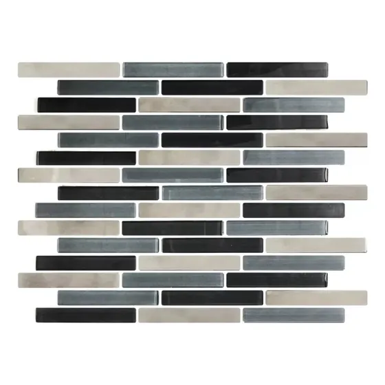 Malla/mosaico Piu De Vidrio - Laguna Humo