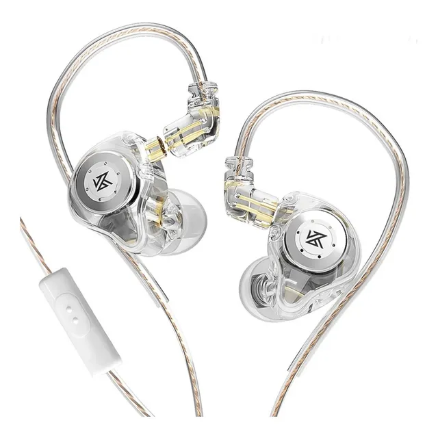 Auriculares in-ear gamer inalámbricos KZ Gamer EDX Pro con Micrófono KZ EDX Pro con Mic blanco