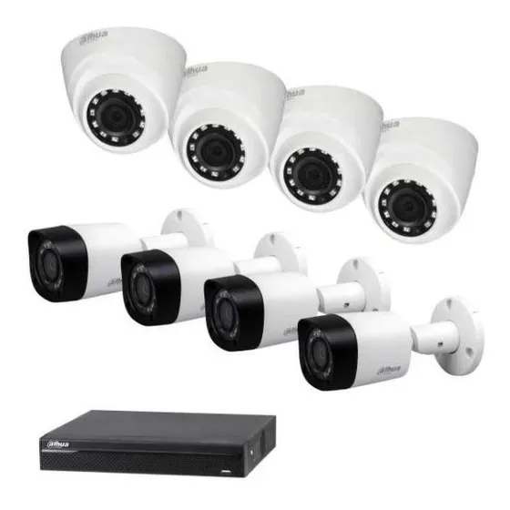Kit Cámara Seguridad Videovigilancia Dahua 8 Cámaras Hd